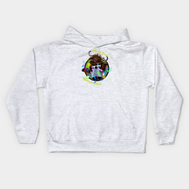 Mary Jane Waterbuffalo Kids Hoodie by ThirteenthFloor